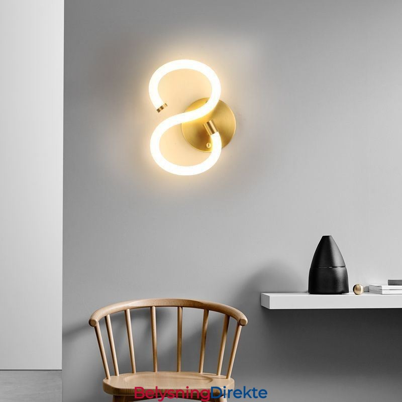 Bokstavlys Alfabet Vegglampe