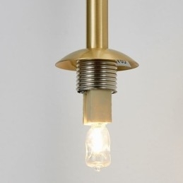 Globe Glassvegglampe Moderne Messingvegglampe