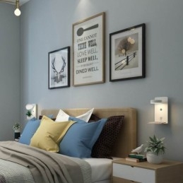 Vegglampe Roterbar Wall Sconce Light Med Usb-Ladeport
