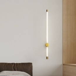 Messingvegglampe I Moderne Akryl