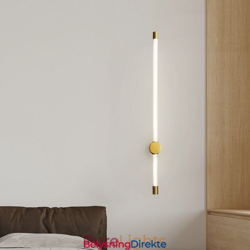 Messingvegglampe I Moderne Akryl