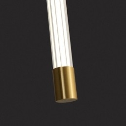 Messingvegglampe I Moderne Akryl