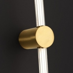 Messingvegglampe I Moderne Akryl
