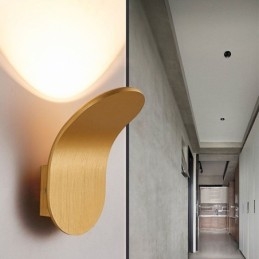 Minimalistisk Vegglampe I Aluminium