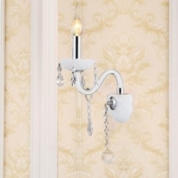 Klassisk Europeisk Stil Krystallvegglampe I Elegant Stil