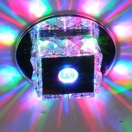 Krystall Mini-Stil Glass Flush Mount Barn