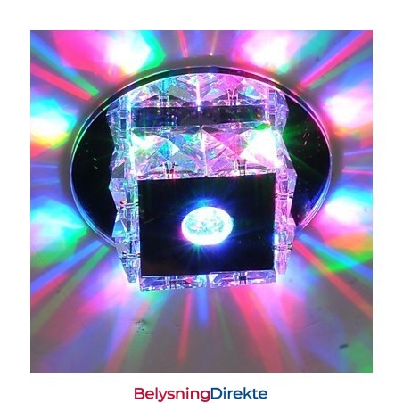 Krystall Mini-Stil Glass Flush Mount Barn