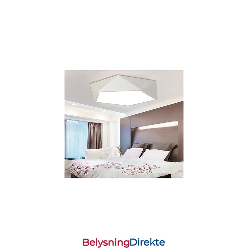 Montert Moderne Nattlampe I Hvitt + Varmt Hvitt I Taklamper