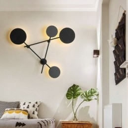 Moderne Vegglampe Geometrisk Form Jernarmatur