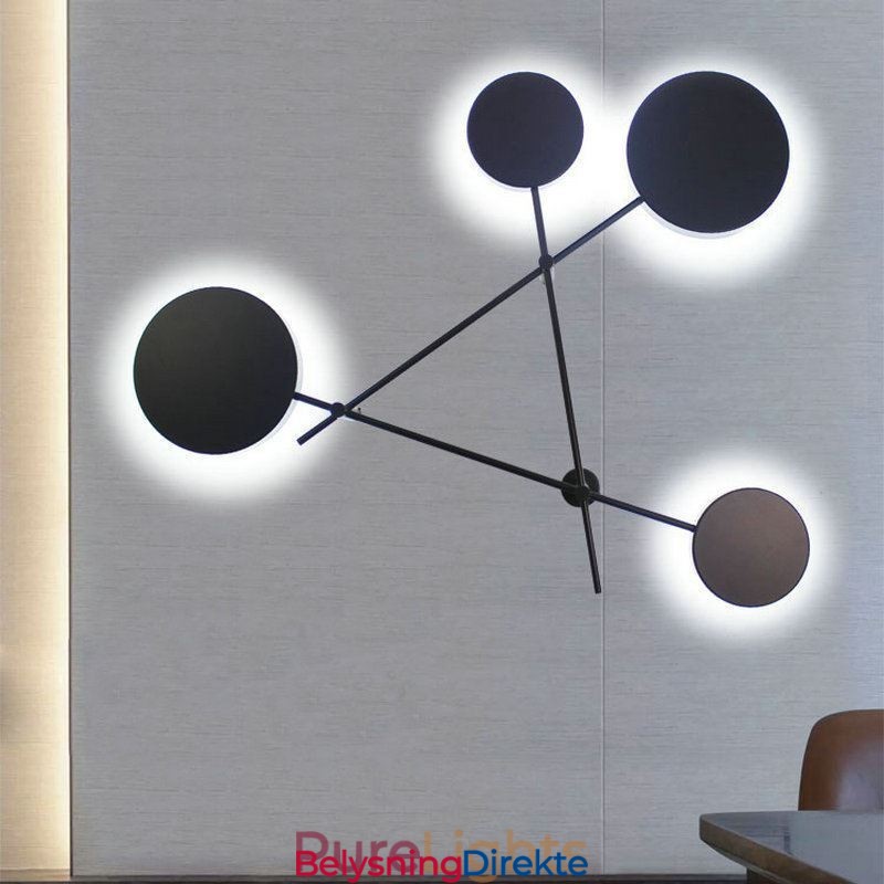 Moderne Vegglampe Geometrisk Form Jernarmatur