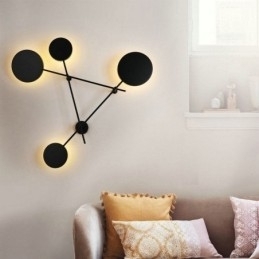 Moderne Vegglampe Geometrisk Form Jernarmatur