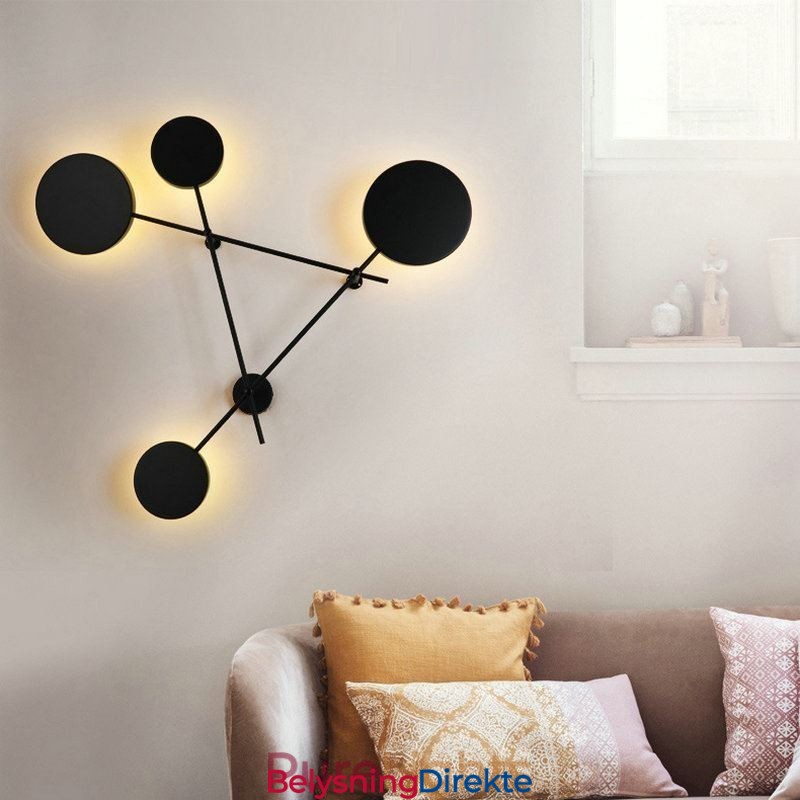 Moderne Vegglampe Geometrisk Form Jernarmatur