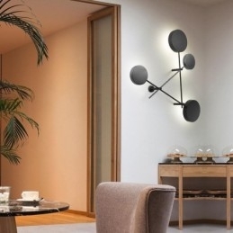 Moderne Vegglampe Geometrisk Form Jernarmatur