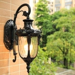 Europeisk Utendørslampe Vanntett Vegglampe Med Enkelt Hode Gårdsplass Korridor Hage