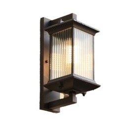Kinesisk Utendørslampe Vanntett Glassvegglampe Gårdsplass Korridor Hage Balkong