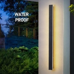 Utendørs Lang Moderne Samtidsvegglampe Vegglampe Ip 44 For Veranda Terrasse Hage