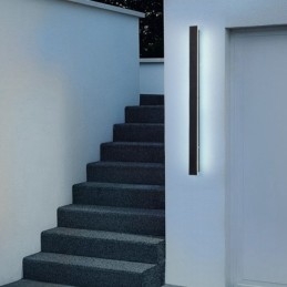 Utendørs Lang Moderne Samtidsvegglampe Vegglampe Ip 44 For Veranda Terrasse Hage