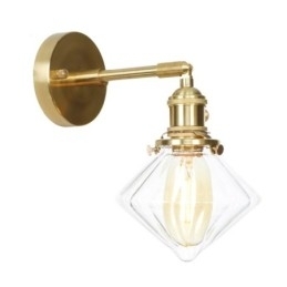 Moderne Vegglampe Med Glassskjerm