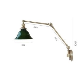 Moderne Vegglampe Med Glassskjerm
