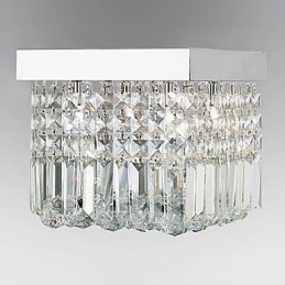 Moderne Samtidskunst Krystall Metall Innfelt