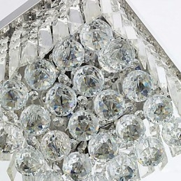 Moderne Samtidskunst Krystall Metall Innfelt