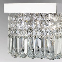 Moderne Samtidskunst Krystall Metall Innfelt