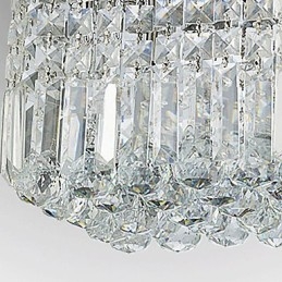 Moderne Samtidskunst Krystall Metall Innfelt