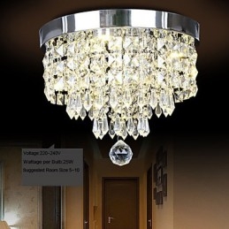 Moderne Samtidskunst Krystall Metall Innfelt