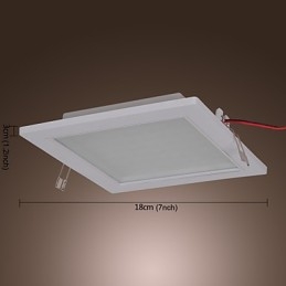 Moderne Innfelte Lamper Firkantet Form