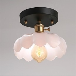 Innfelt Retrobelysning Lyser Taklampe I Glass