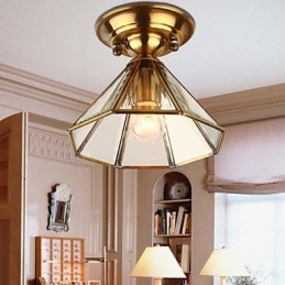 Tradisjonelle Klassiske Mini-Stil Messing Metall Innfelte Spotlights