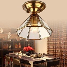 Tradisjonelle Klassiske Mini-Stil Messing Metall Innfelte Spotlights