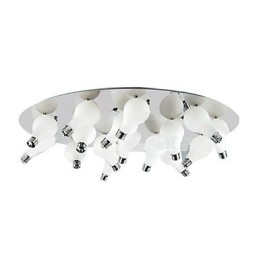 Moderne Innfelt Lampe Med 12 Runde Lys (G4-Pæresokkel)