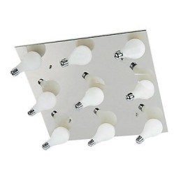 Moderne Innfelt Lampe Med 9 Firkantede Lys (G4-Pæresokkel)