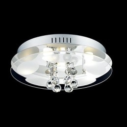 Skinnelamper Krystall Moderne Samtids Metall