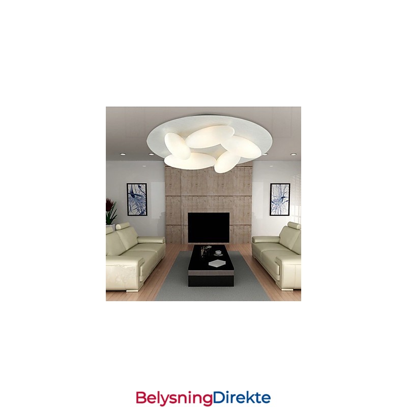 Moderne Innfelt Lampe Med 5 Lys (G9-Pæresokkel)