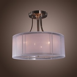 Moderne Akrylmontert Sylinderdesign Med Tre Lys