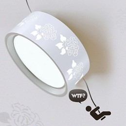 Innfelt Lampe Moderne Moderne Taklampe Metall