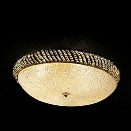 Luksuriøs Taklampe Med 4 Lys I Gyllen
