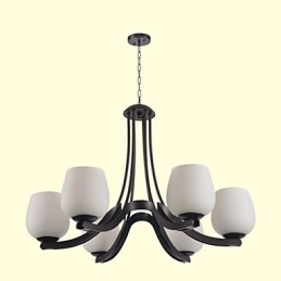 Tradisjonell Klassisk Retro Mini-Stil Maleri Metalllysekrone
