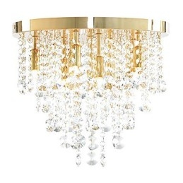 Moderne Krystall Halvinnfelt Lampe Med 9 Lys (G9-Pæresokkel)