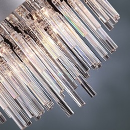 Moderne Krystalllysekrone Med 12 Lys