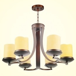 Tradisjonell Klassisk Retro Mini-Stil Maleri Metalllysekrone