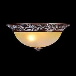 Innfelt Lampe Hvit Gul Glass Harpiks Sølv Utskjæring Europeisk Klassisk