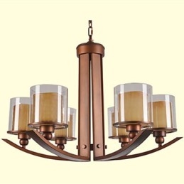 Tradisjonell Klassisk Retro Mini-Stil Maleri Metalllysekrone