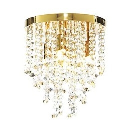 Moderne Krystall Halvinnfelt Lampe Med 4 Lys (G9-Pæresokkel)