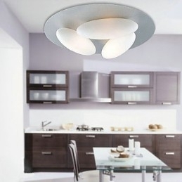 Moderne Innfelt Lampe Med 3 Lys (G9-Pæresokkel)