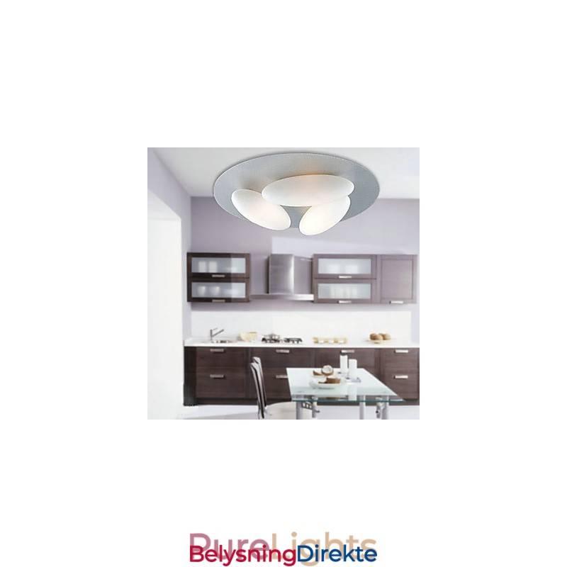 Moderne Innfelt Lampe Med 3 Lys (G9-Pæresokkel)