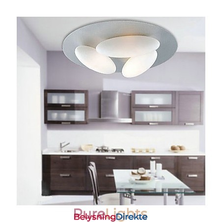 Moderne Innfelt Lampe Med 3 Lys (G9-Pæresokkel)