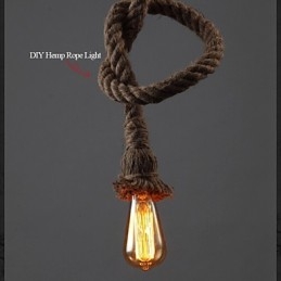 1 Lys Diy Kunst Hamptaulys Kreativ Hamptau-Dråpelys